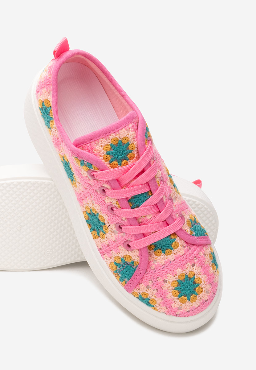 Sneakers cu platformă Maricruz roz