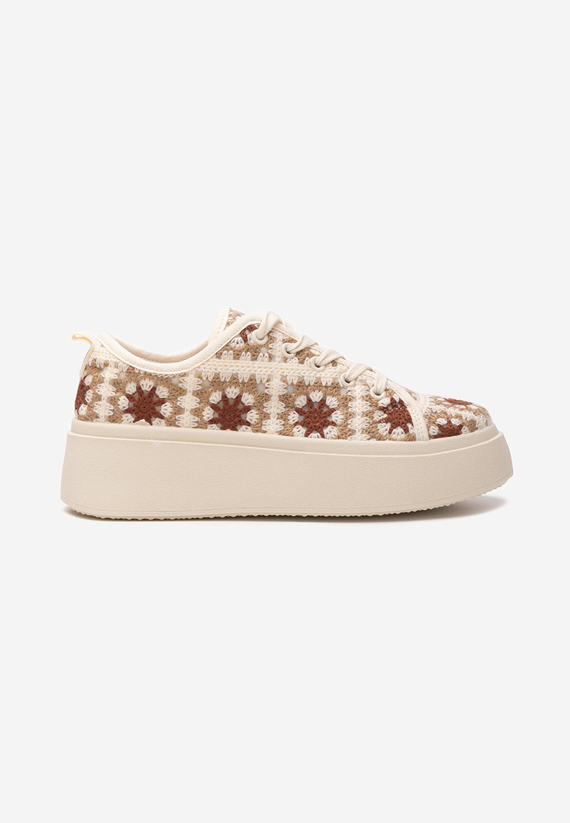 Sneakers cu platformă Maricruz kaki
