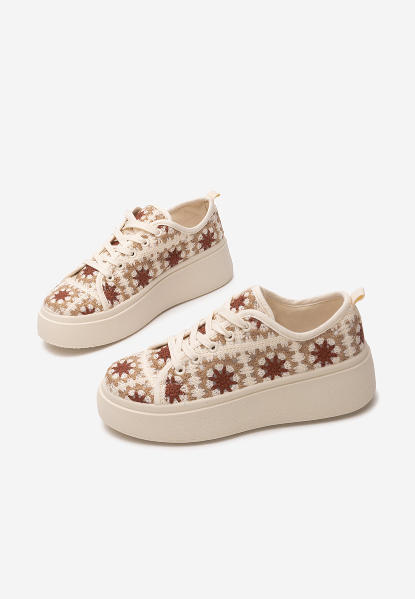 Sneakers cu platformă Maricruz kaki