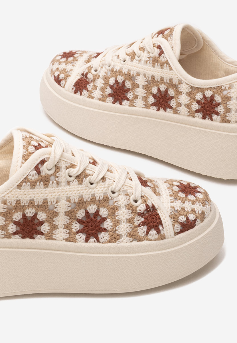 Sneakers cu platformă Maricruz kaki