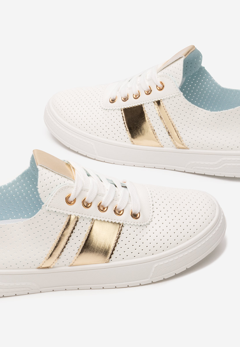 Pantofi casual dama Heayli V5 albi