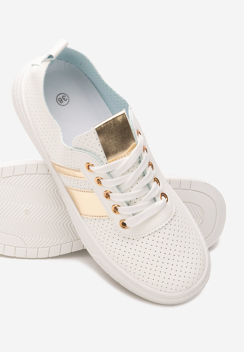 Pantofi casual dama Heayli V5 albi