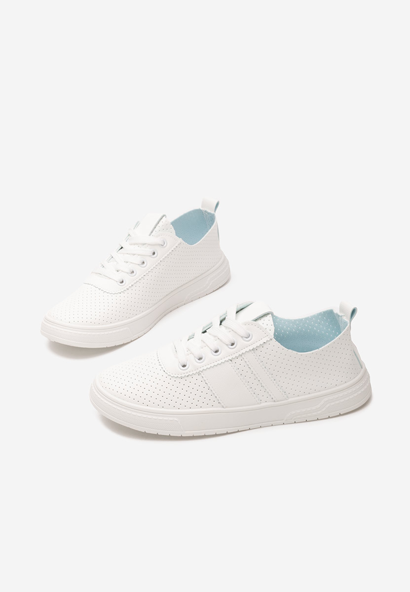 Pantofi casual dama Heayli albi