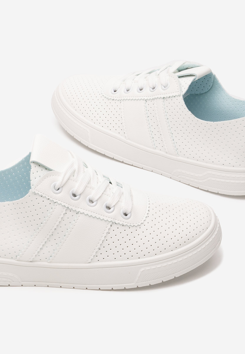 Pantofi casual dama Heayli albi