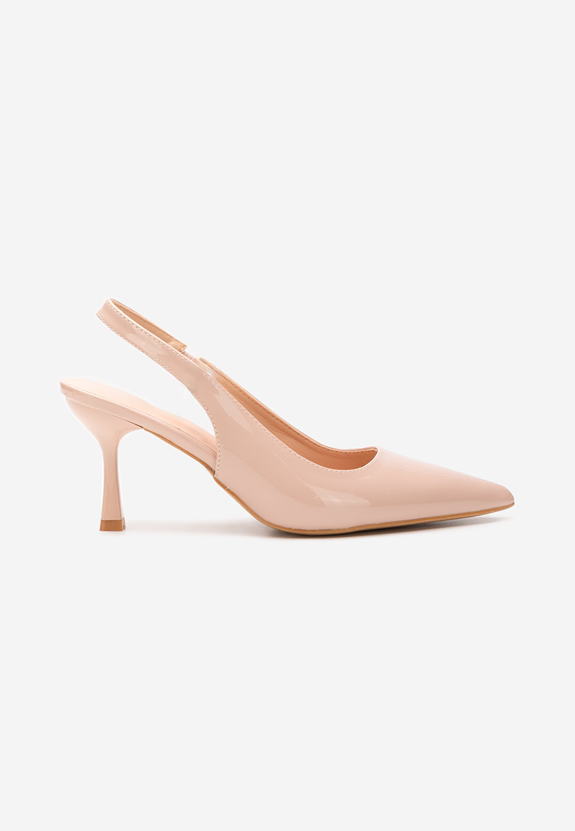 Pantofi slingback Laurina nude