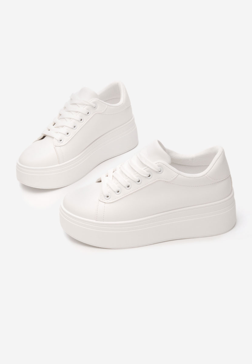 Sneakers cu platformă Albea albi