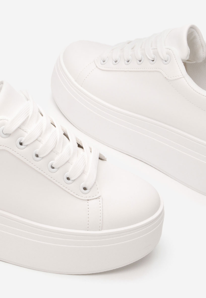 Sneakers cu platformă Albea albi