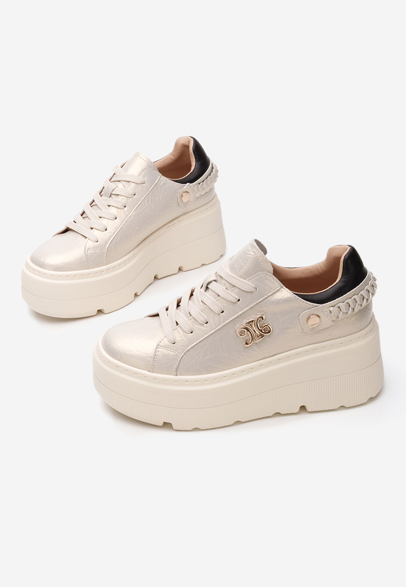 Sneakers cu platformă Blanch aurii