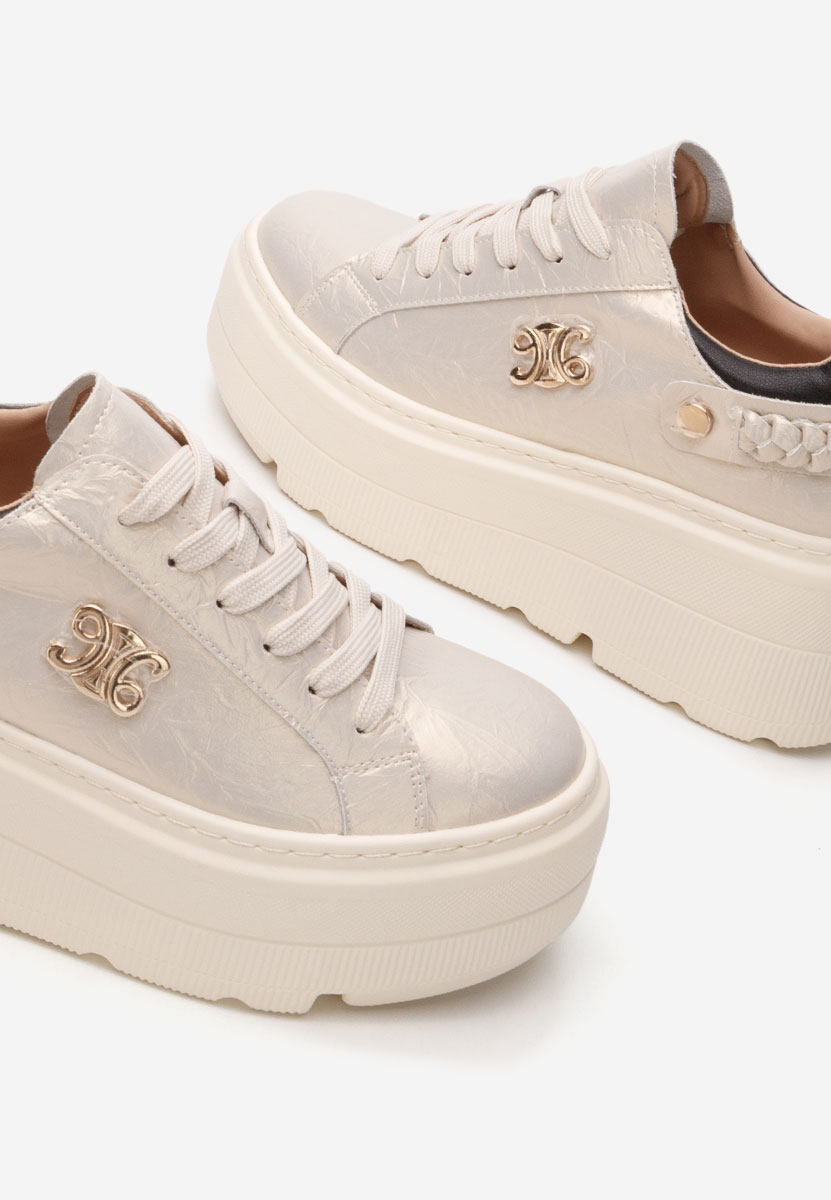 Sneakers cu platformă Blanch aurii