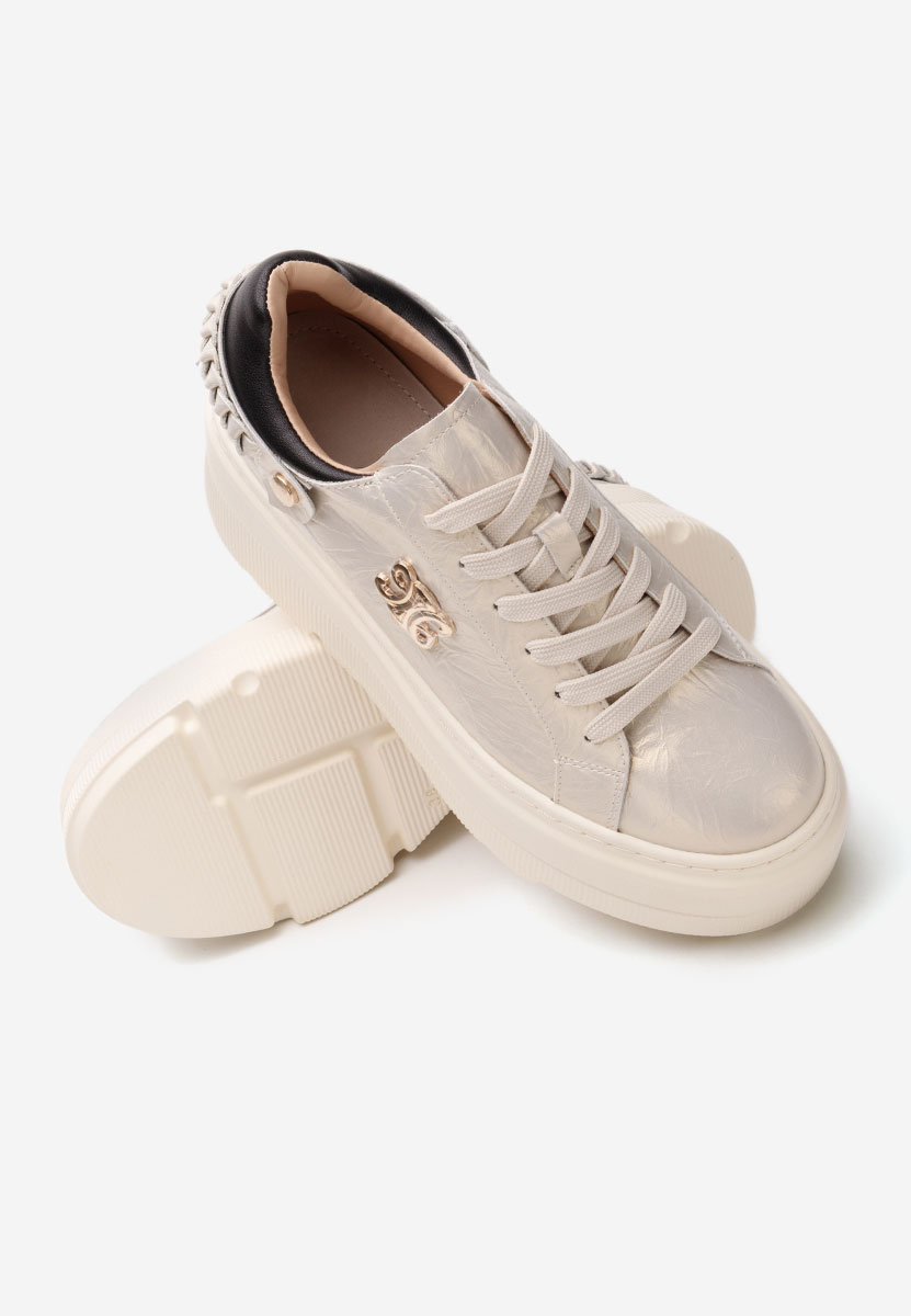 Sneakers cu platformă Blanch aurii