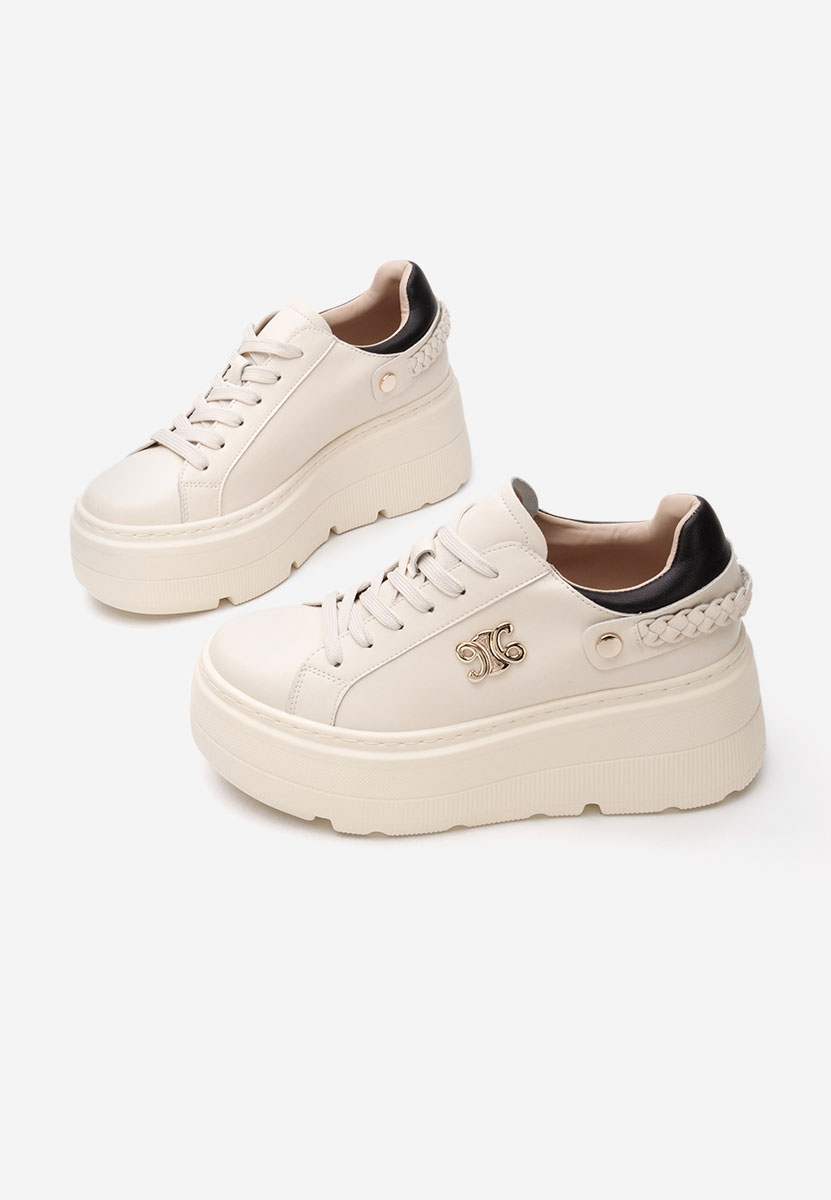 Sneakers cu platformă Blanch bej