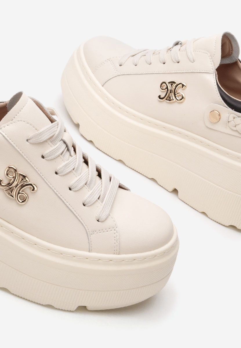 Sneakers cu platformă Blanch bej