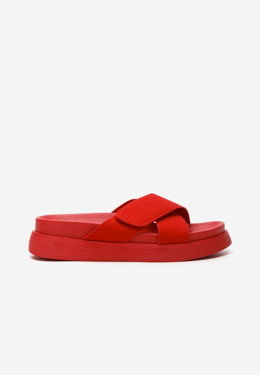 Papuci fara toc Cristela rosii