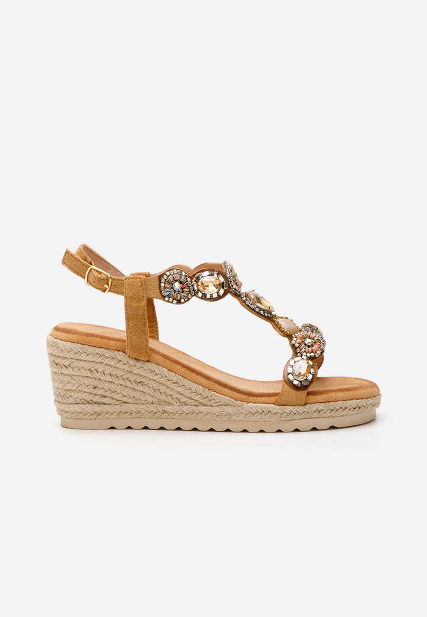 Sandale cu platforma Jacquelynn camel