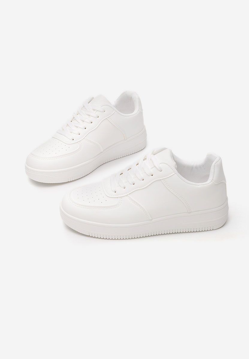 Sneakers dama Geneua albi