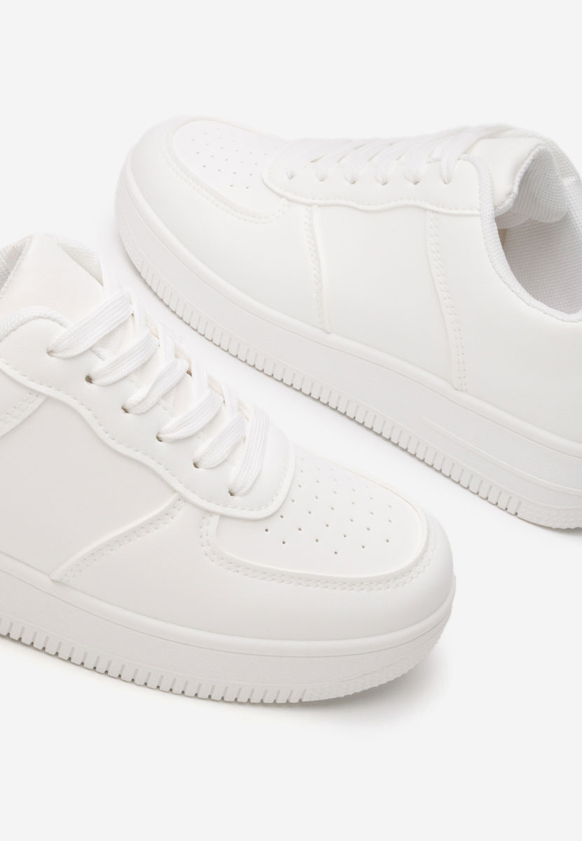 Sneakers dama Geneua albi