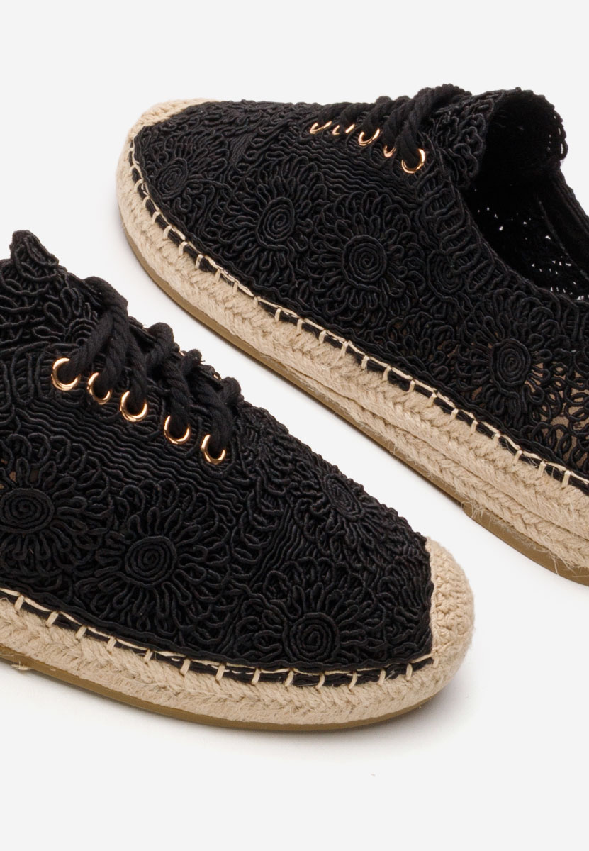 Espadrile dama Klarysa negre