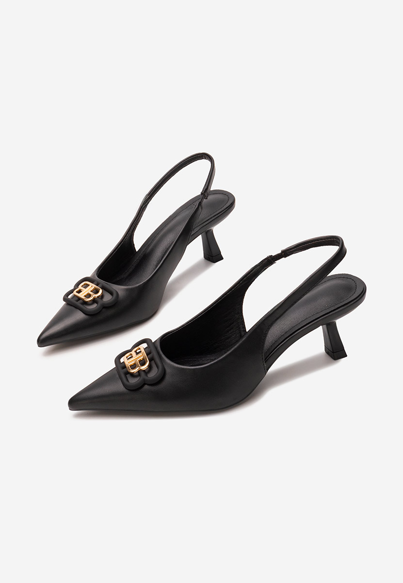 Pantofi slingback Belabisa negri