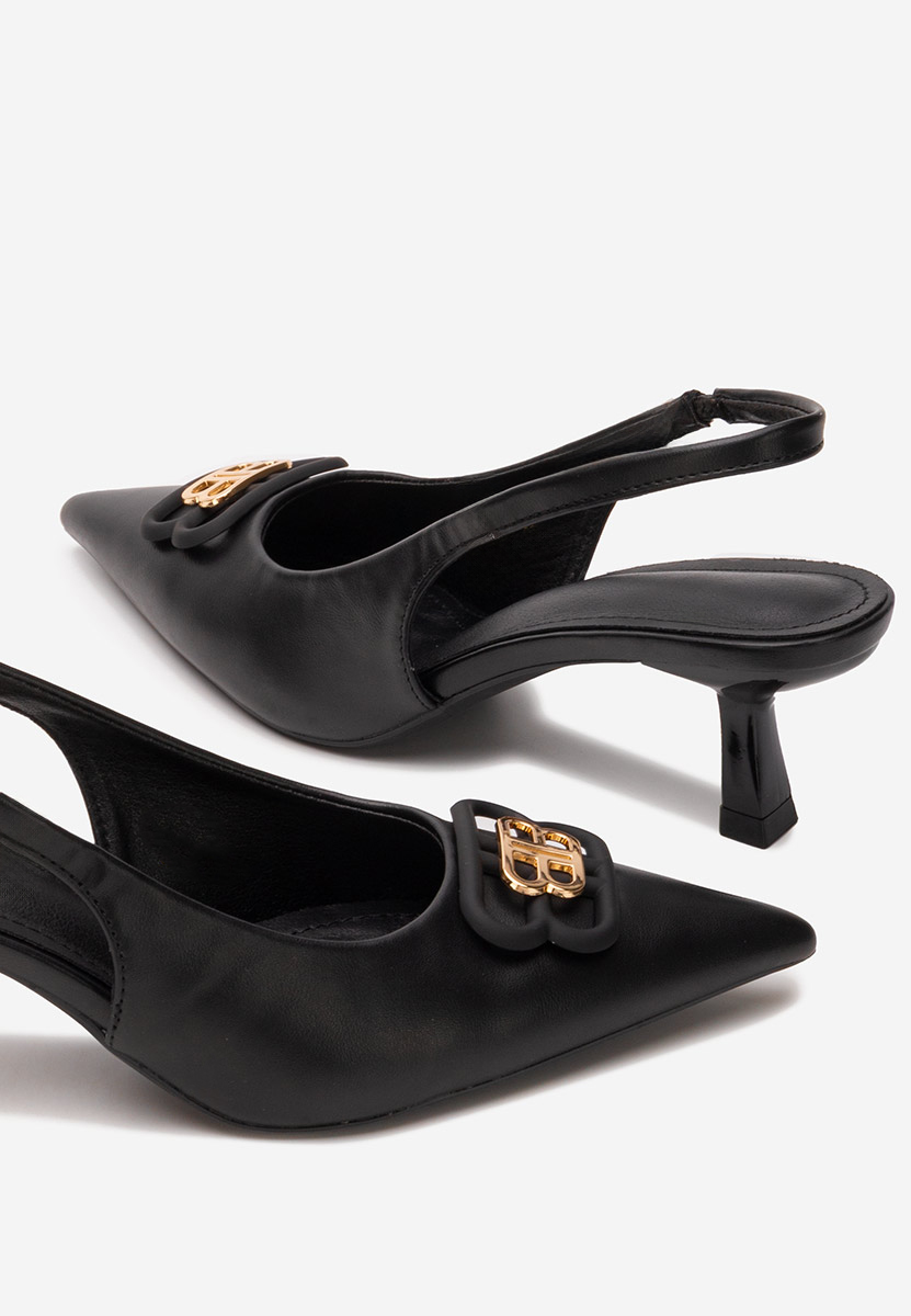Pantofi slingback Belabisa negri