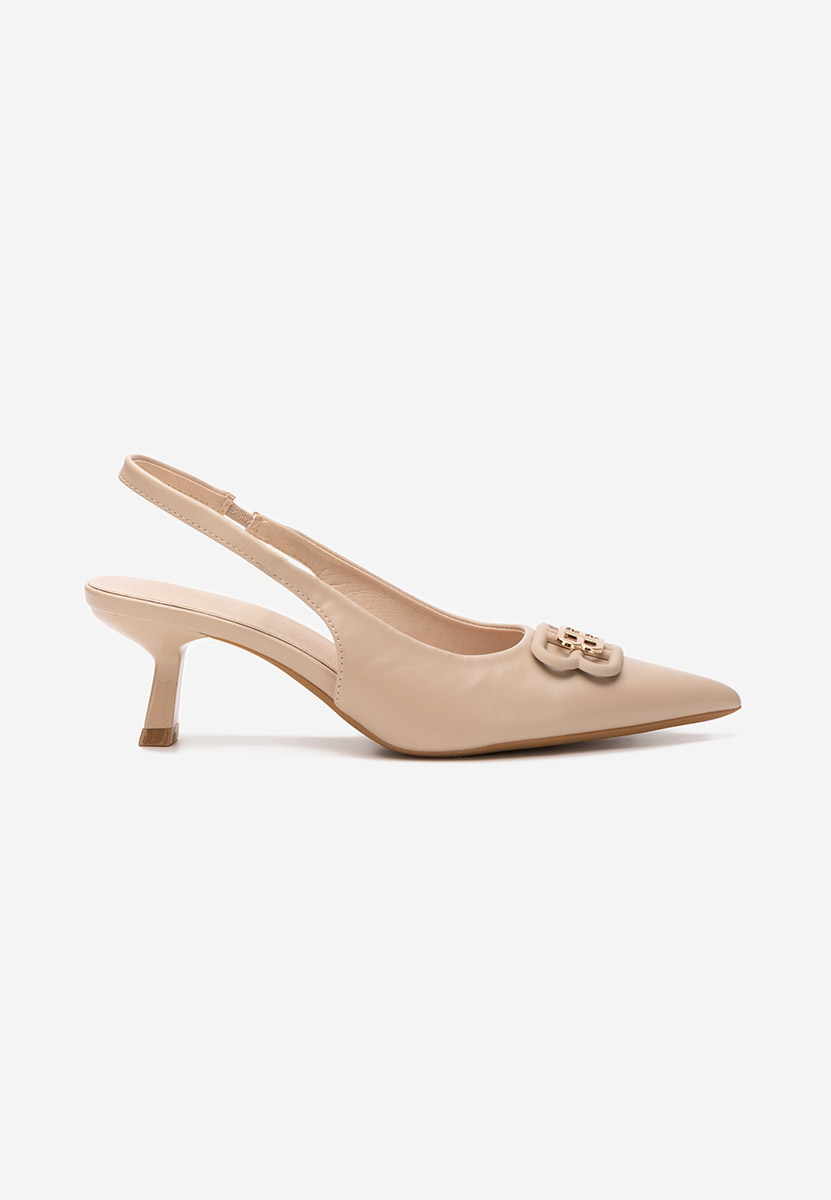 Pantofi slingback Belabisa kaki