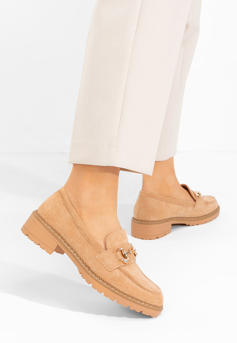 Mocasini dama Erlinda camel