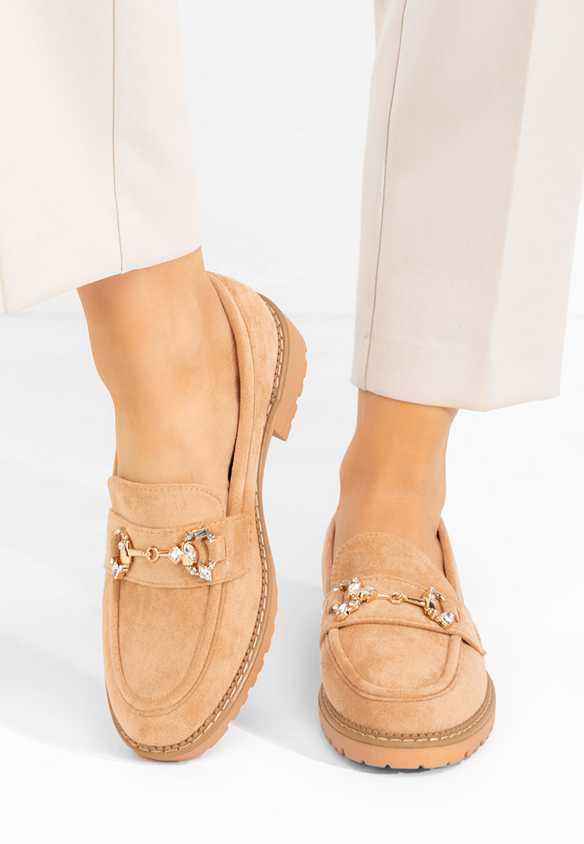 Mocasini dama Erlinda camel