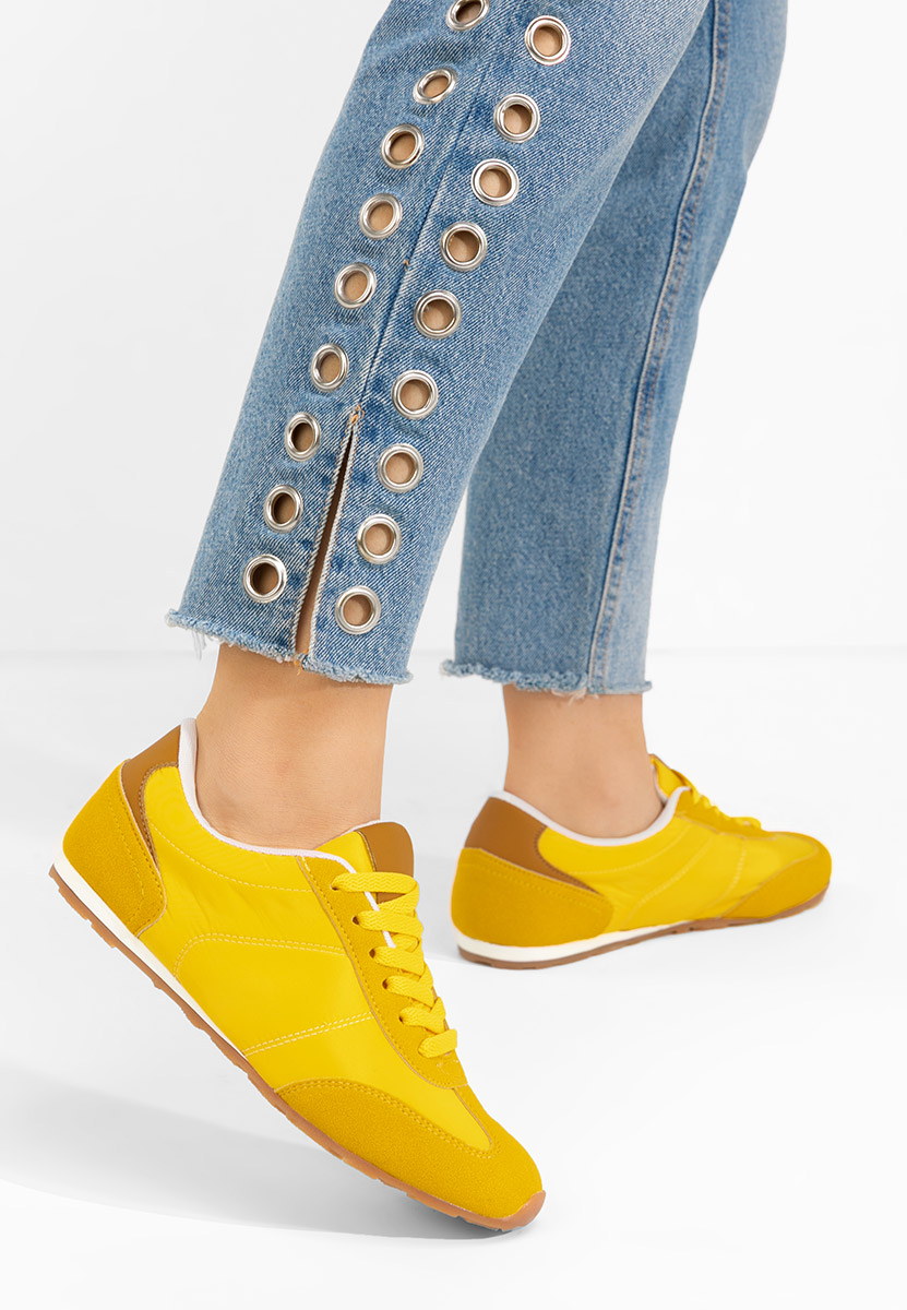 Sneakers dama Dorila galbeni