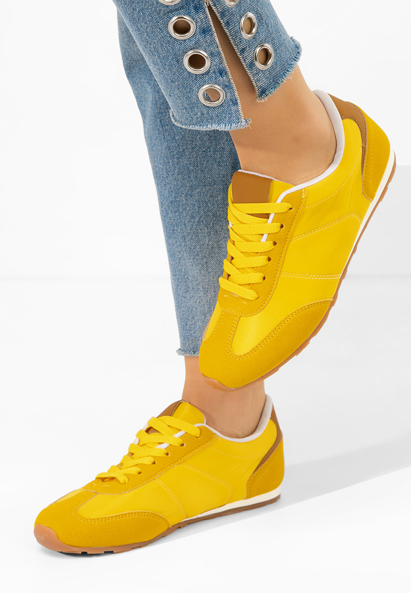 Sneakers dama Dorila galbeni