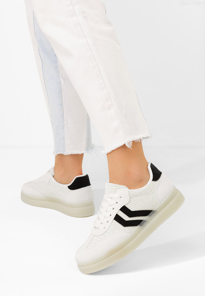 Sneakers dama Amylana albi