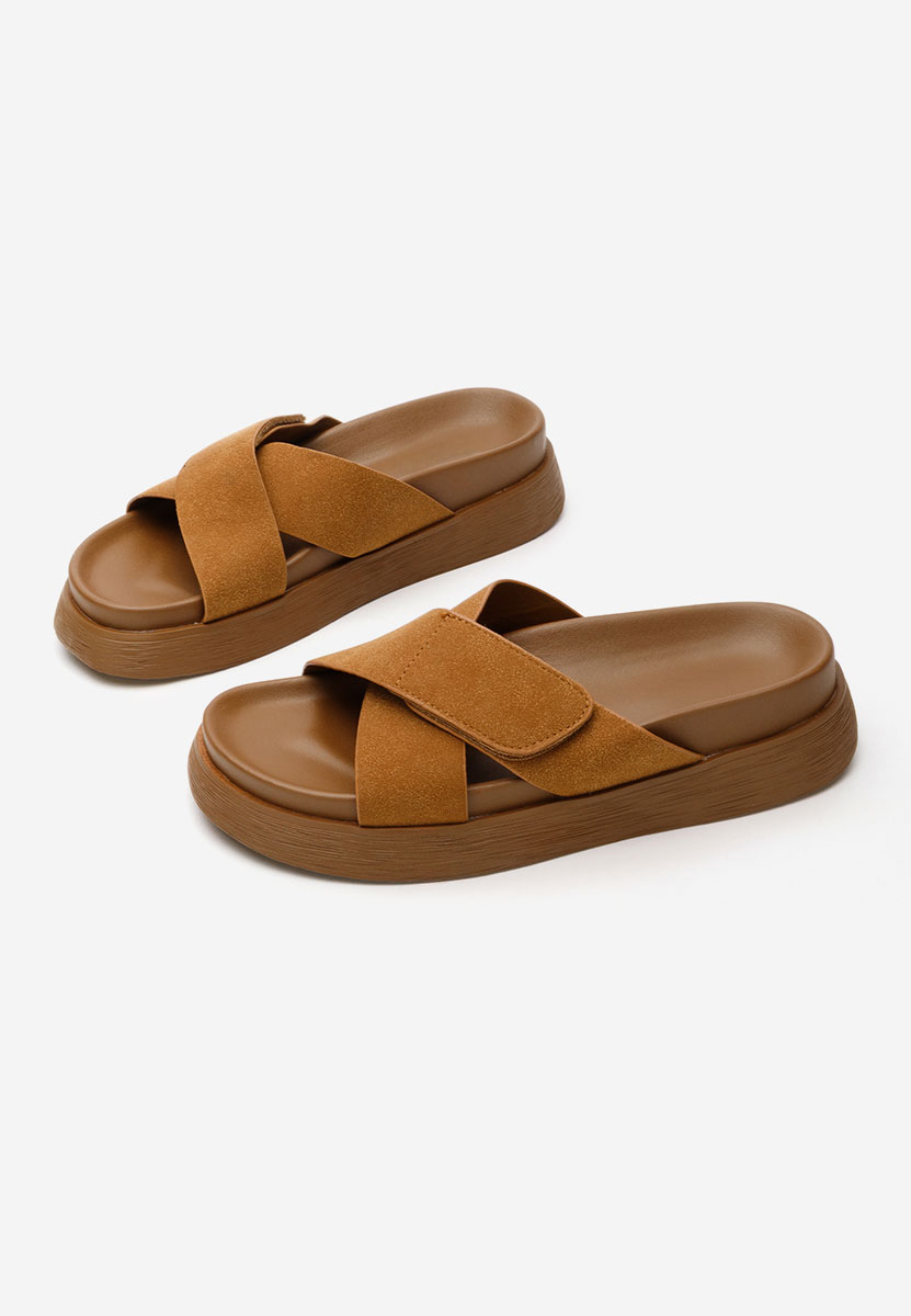 Papuci fara toc Cristela camel