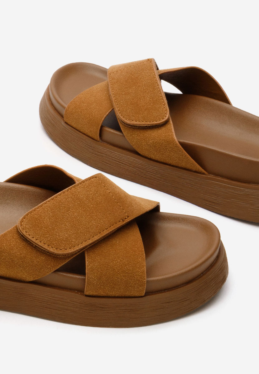 Papuci fara toc Cristela camel
