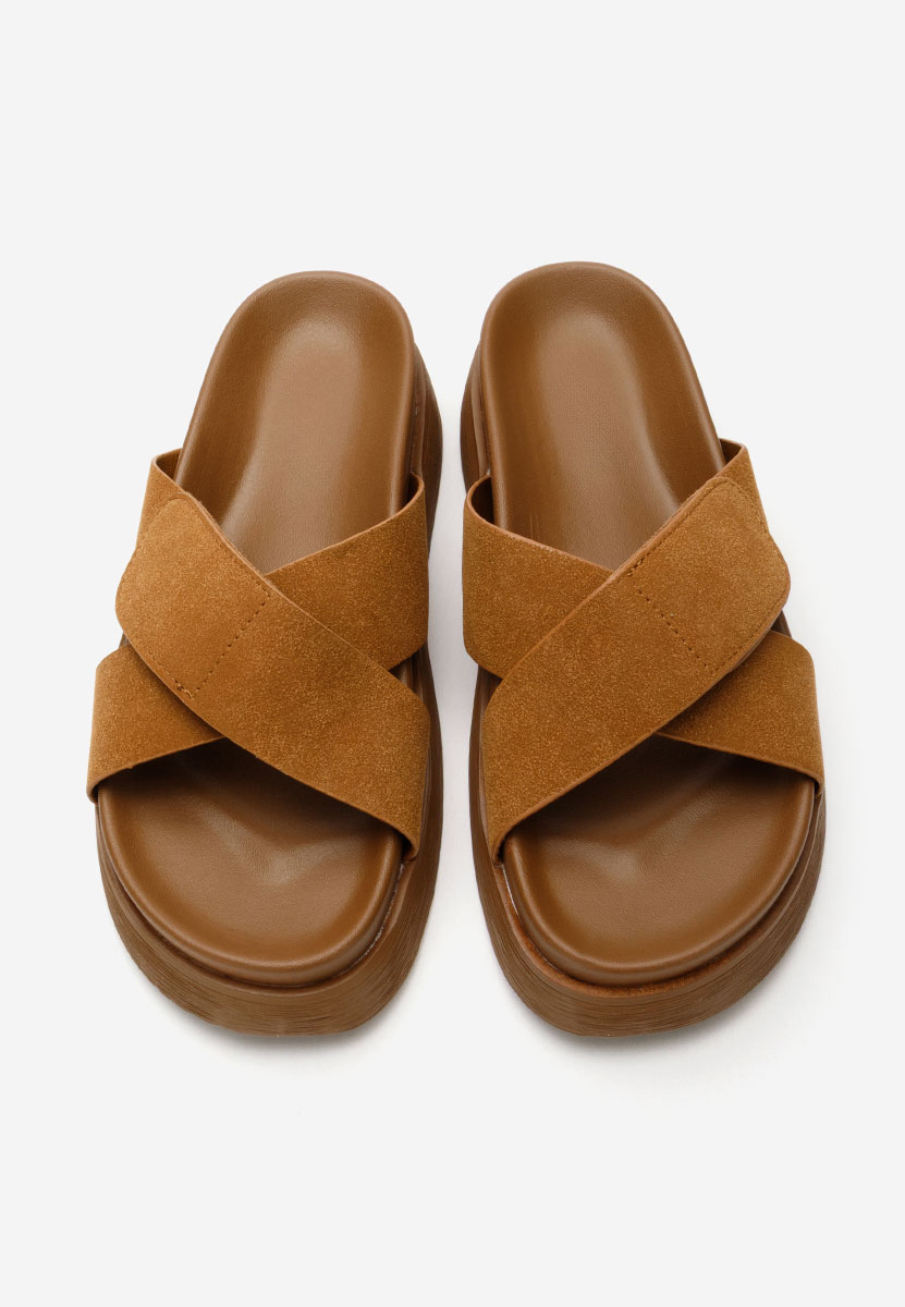 Papuci fara toc Cristela camel
