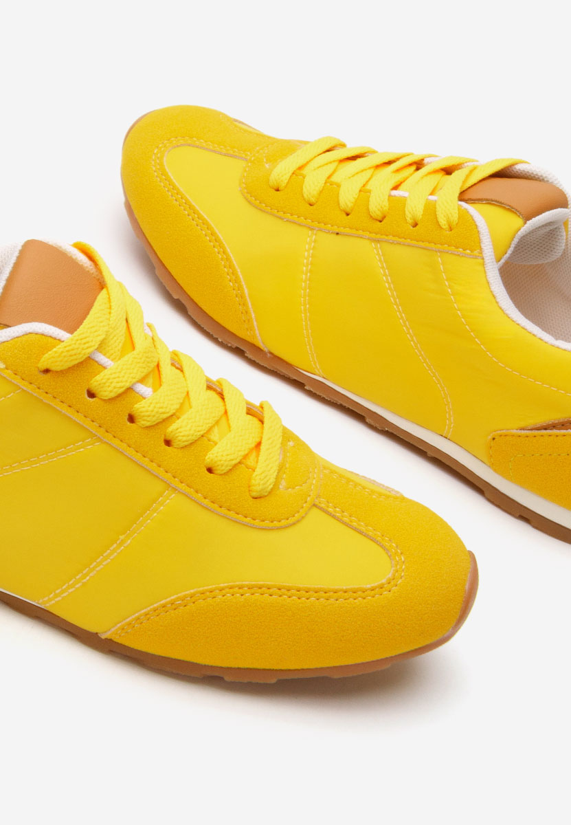 Sneakers dama Dorila galbeni