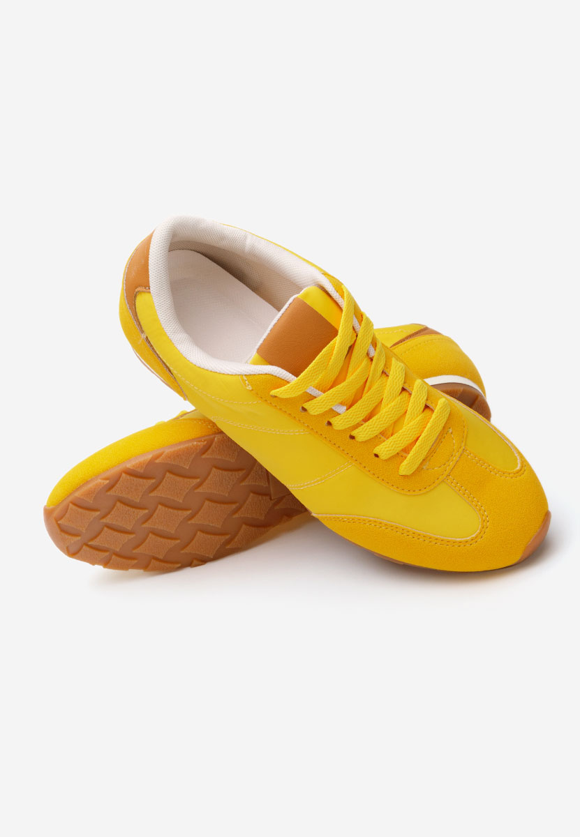 Sneakers dama Dorila galbeni