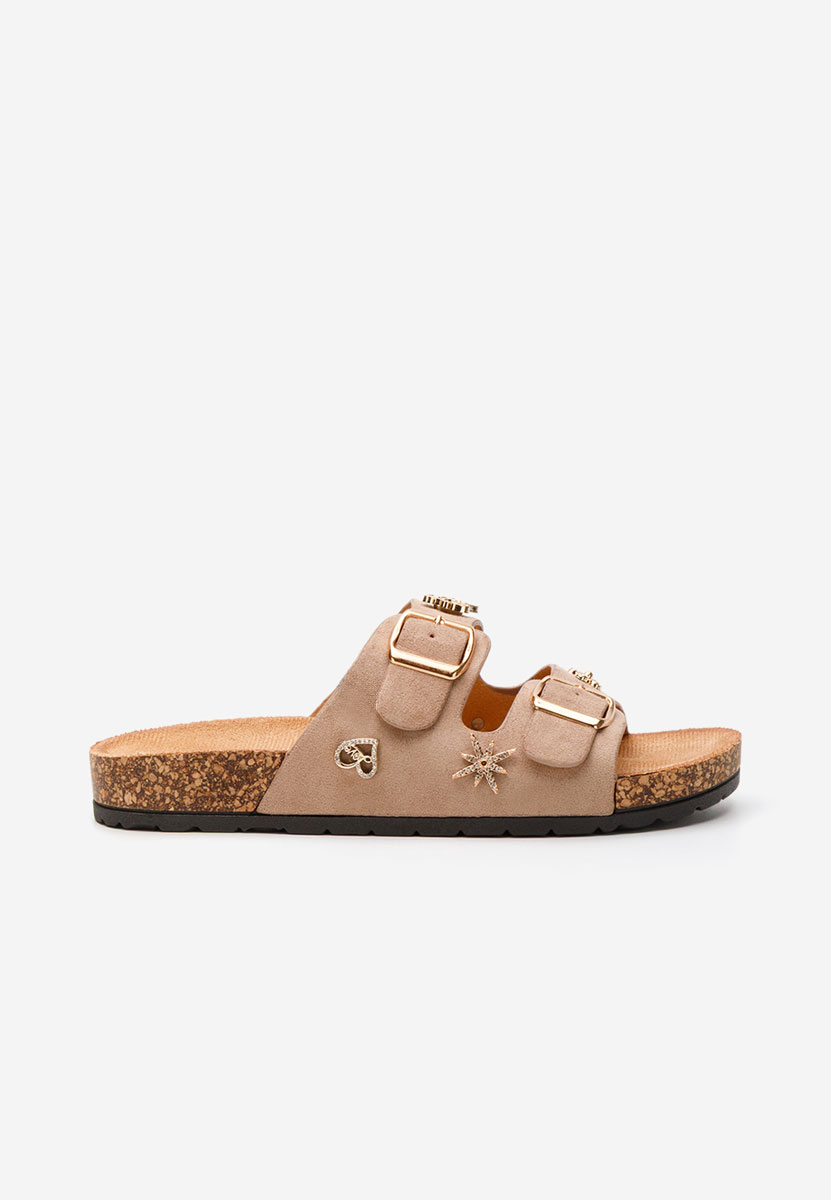 Papuci cu talpa groasa Moonie kaki