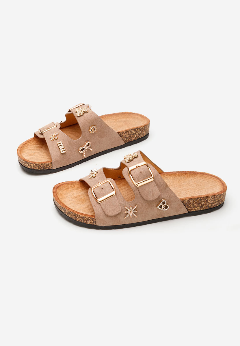 Papuci cu talpa groasa Moonie kaki