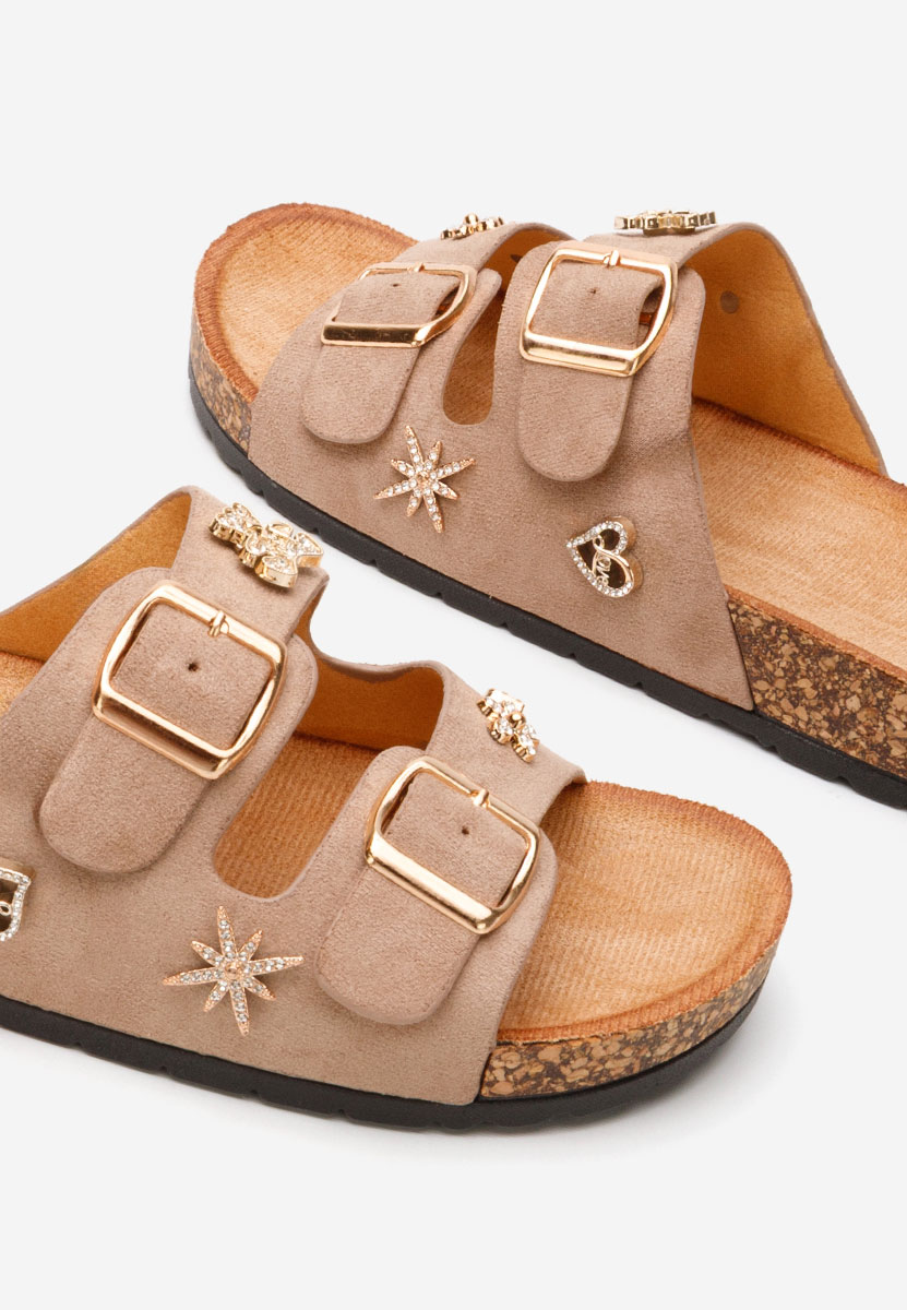 Papuci cu talpa groasa Moonie kaki