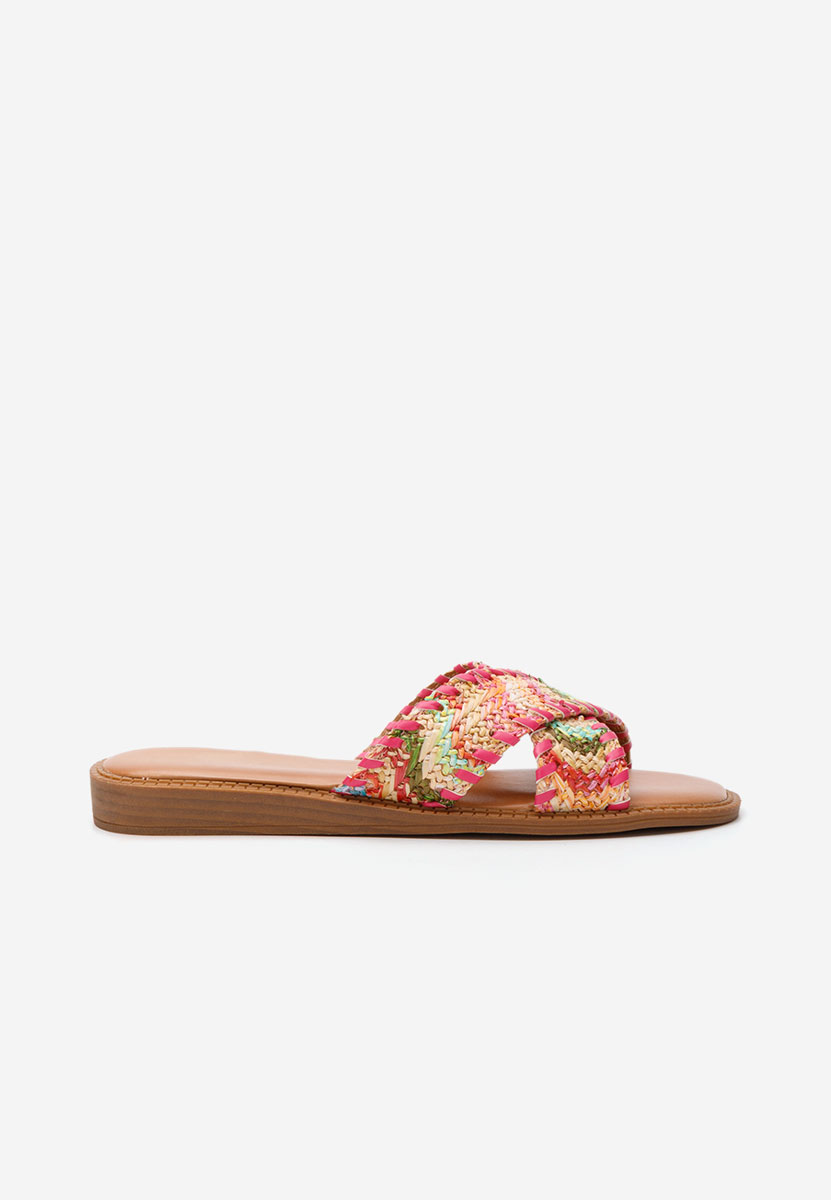 Papuci fara toc Kiddy multicolori