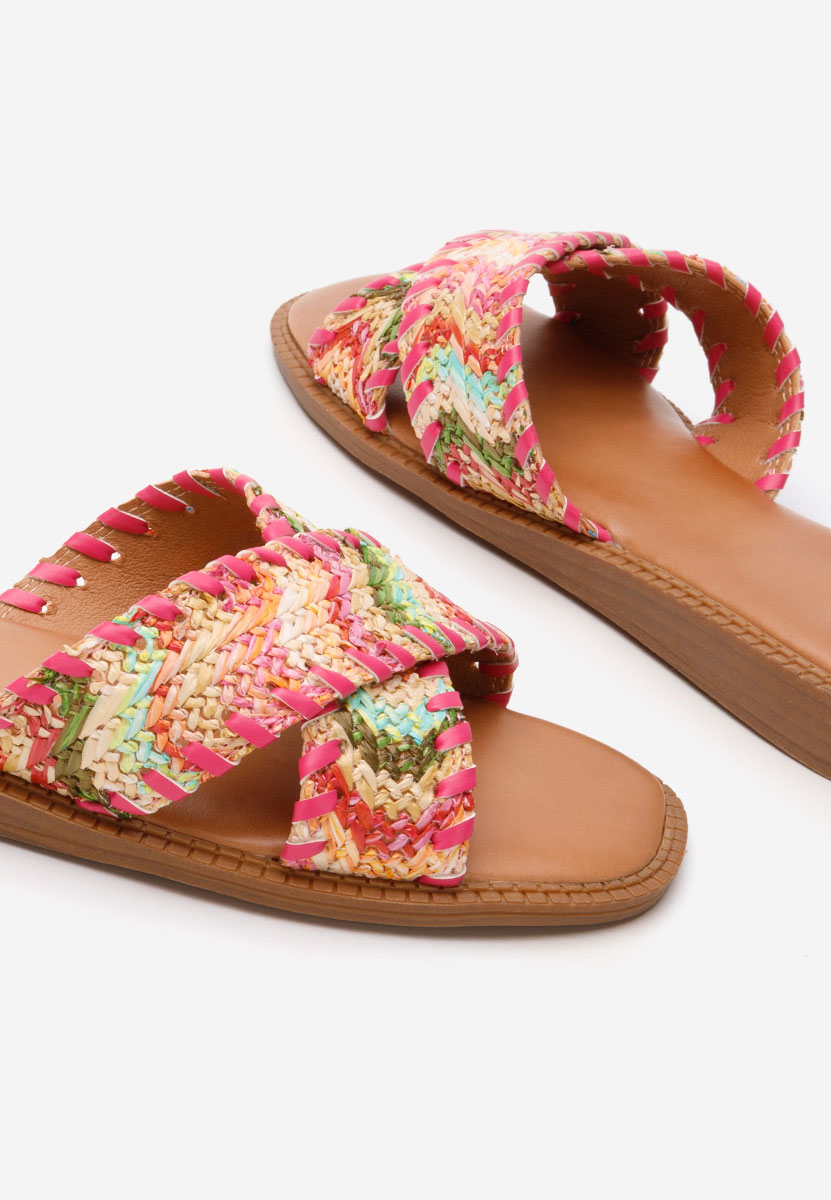 Papuci fara toc Kiddy multicolori