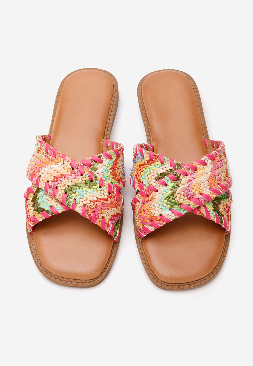 Papuci fara toc Kiddy multicolori