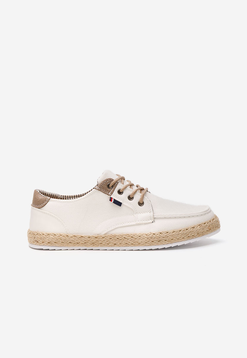 Pantofi casual barbati Tegan albi