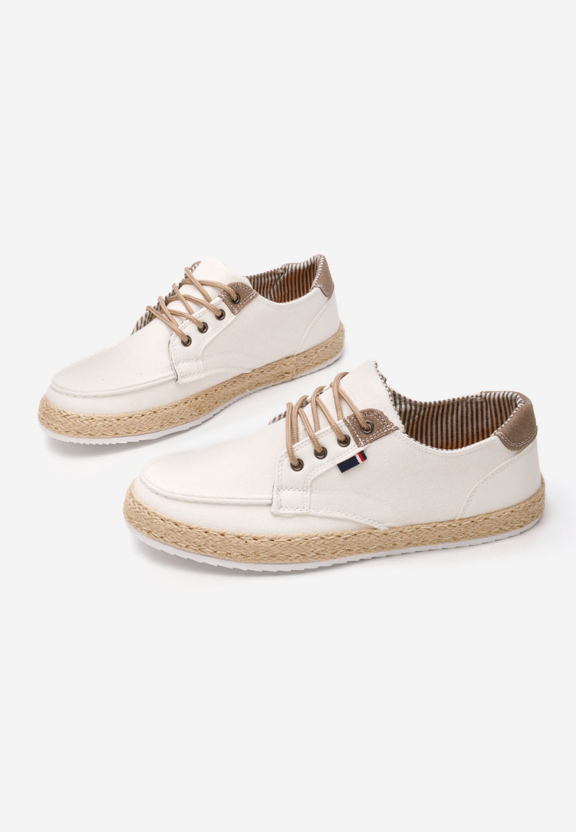 Pantofi casual barbati Tegan albi