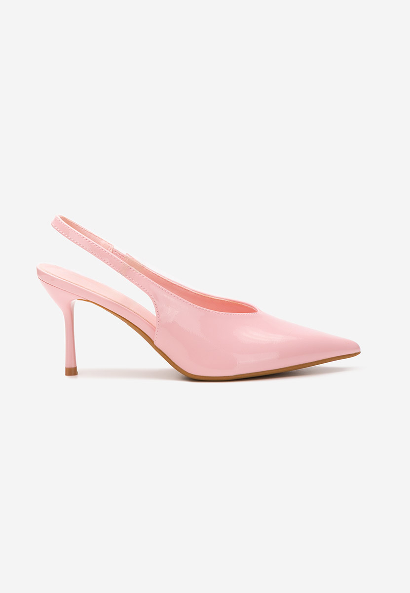 Pantofi slingback Dollya roz