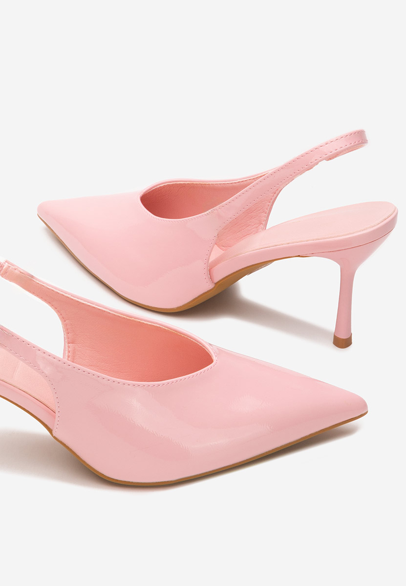 Pantofi slingback Dollya roz
