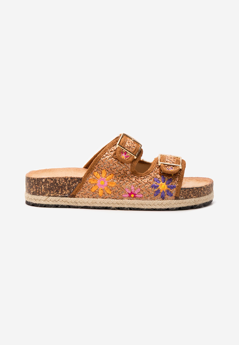 Papuci cu platformă JOELIA camel