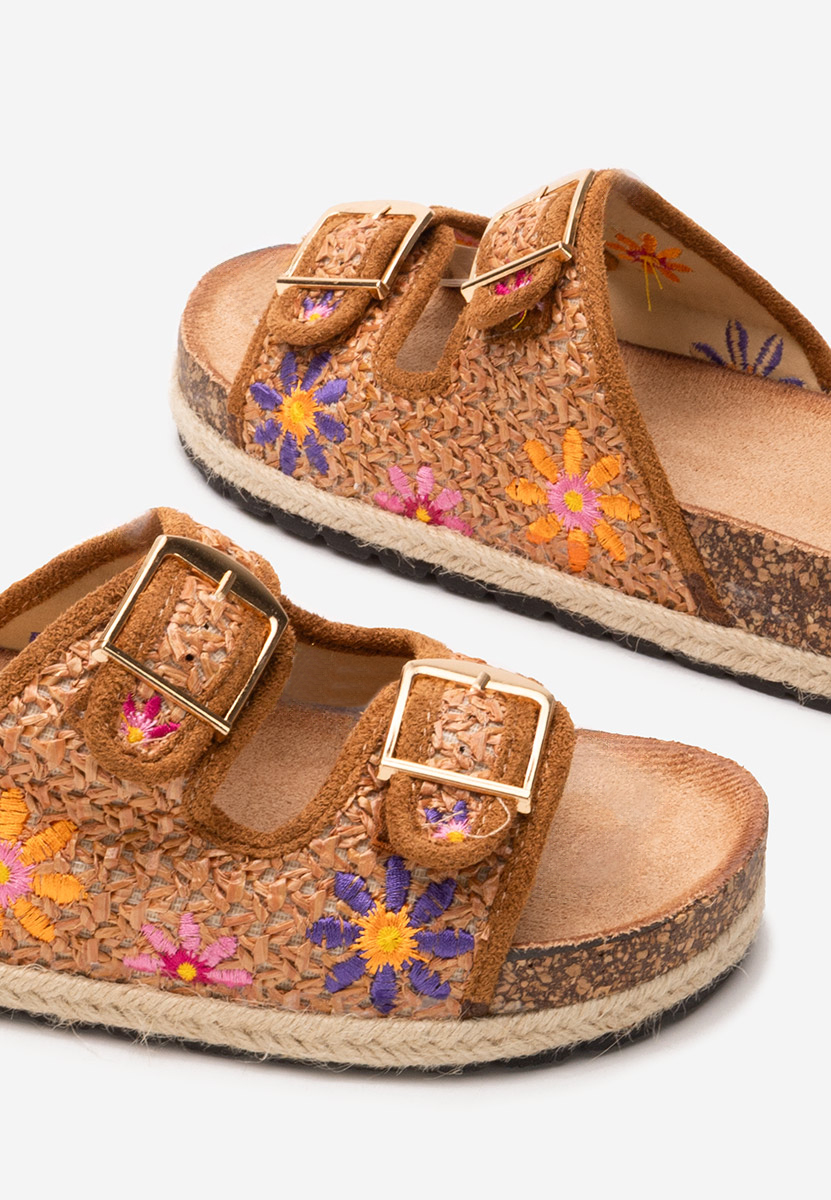 Papuci cu platformă JOELIA camel