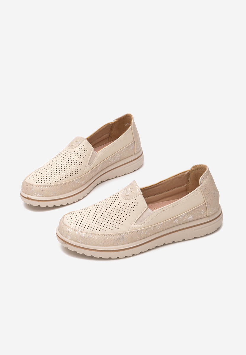 Pantofi casual dama Kalysa bej