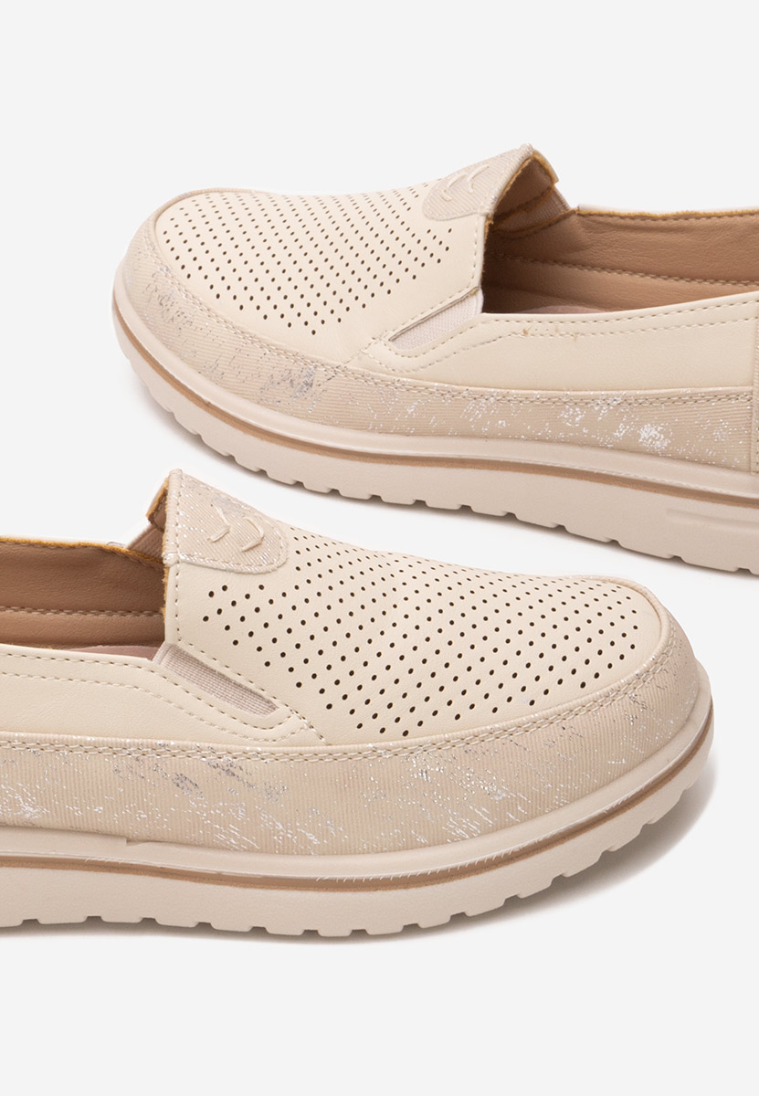 Pantofi casual dama Kalysa bej