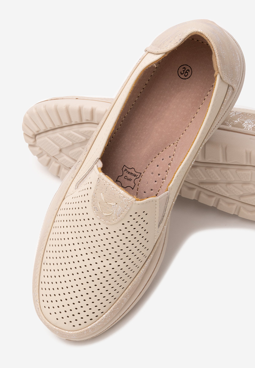 Pantofi casual dama Kalysa bej