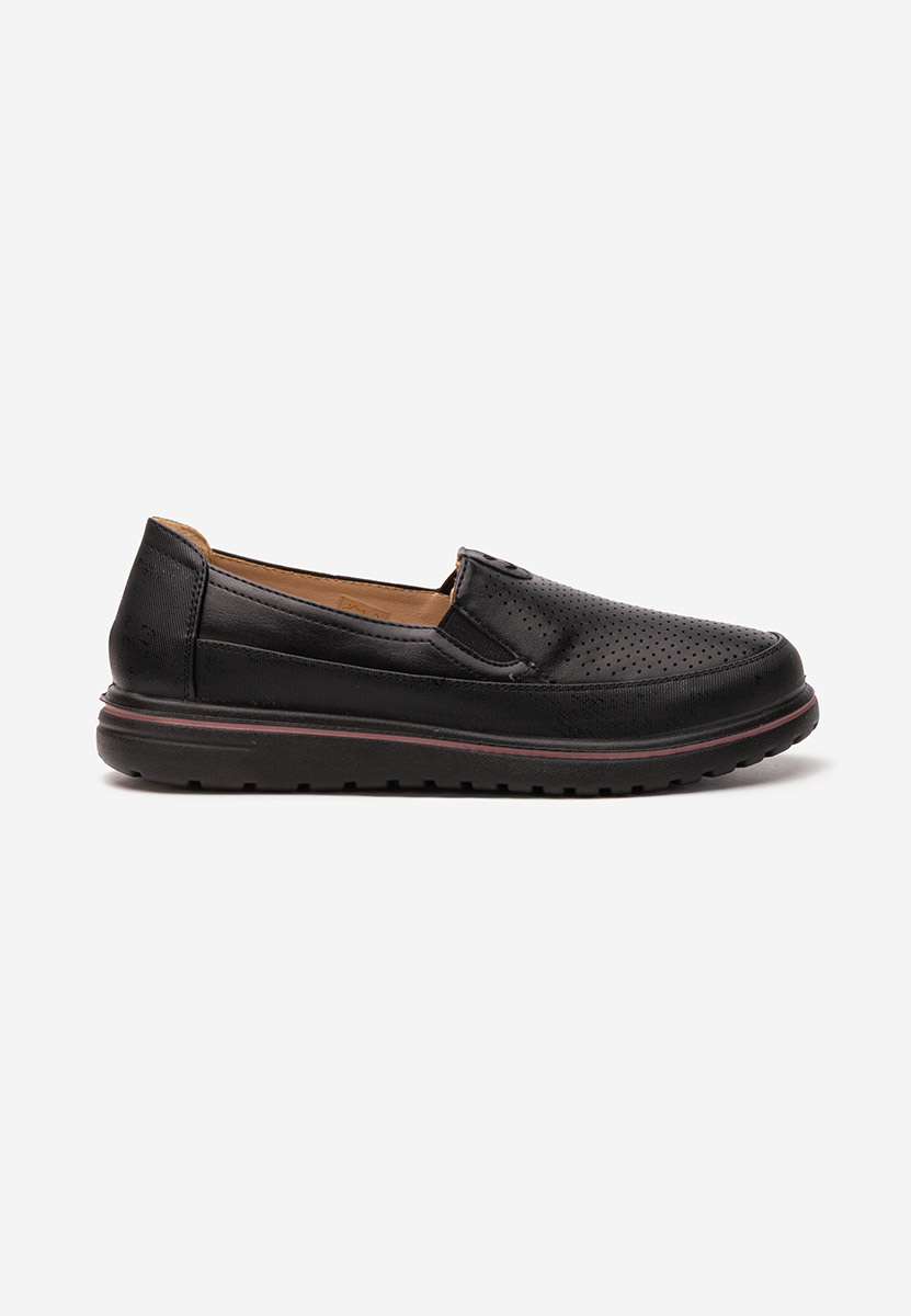 Pantofi casual dama Kalysa negri
